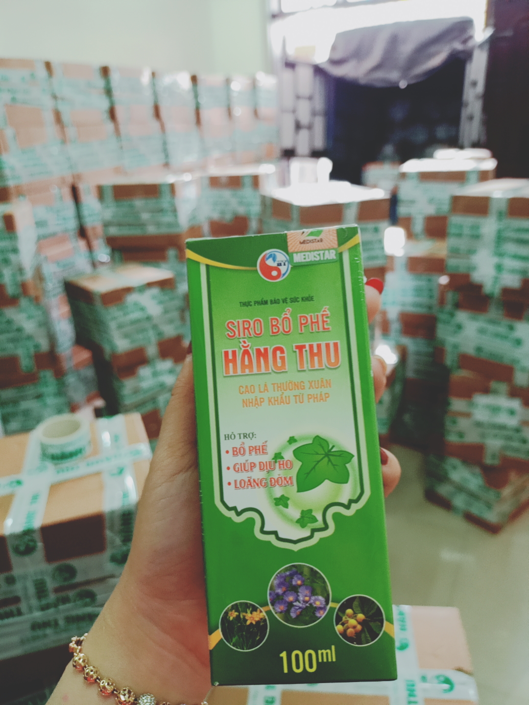 Siro Bổ Phế Hằng Thu Giúp Hết Ho, Bổ Phổi