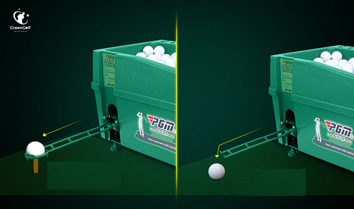 [FreeShip Max] Máy nhả bong golf tự động - Thảm Tập Golf Cao Cấp