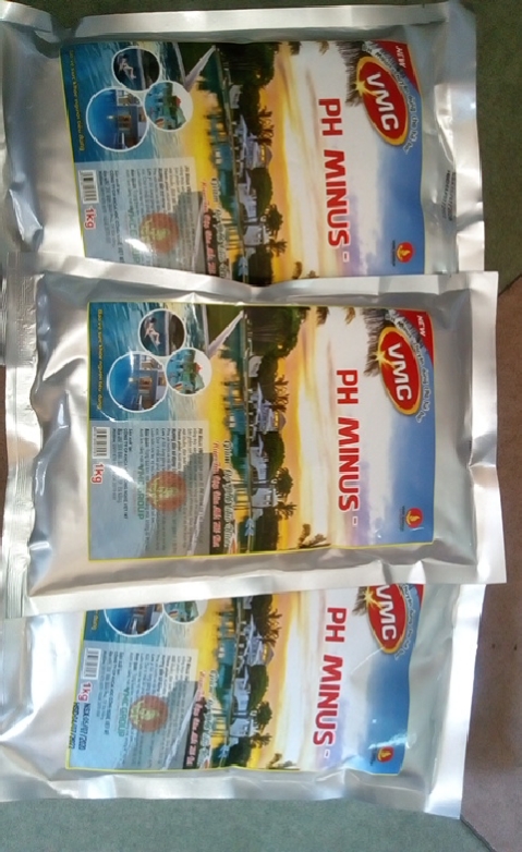 COMBO 3 gói  PH MINUS VMC BỘT GIẢM PH CHO NƯỚC (1kg/gói)