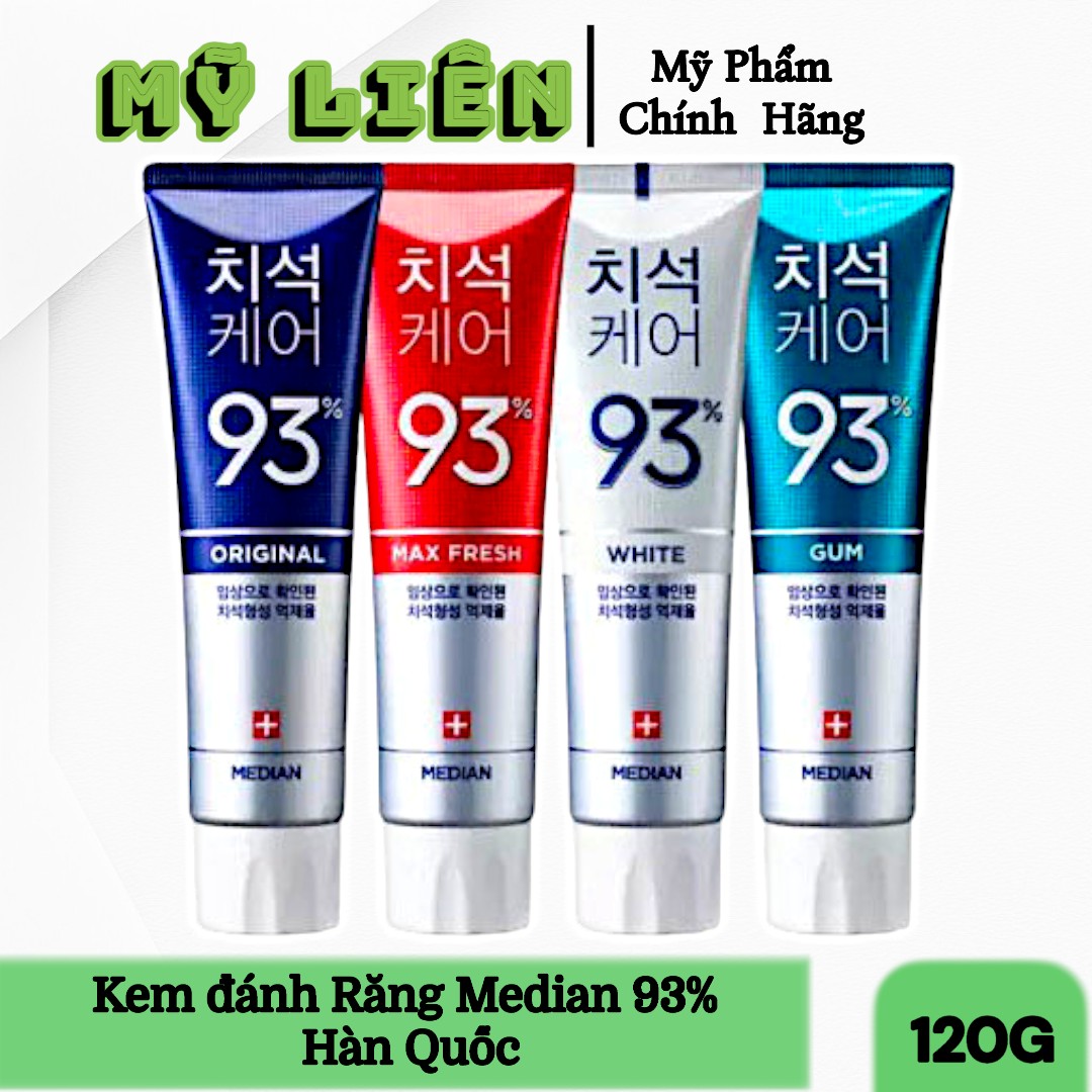 Kem đánh răng MEDIAN 93% 120g Hàn quốc ( Chính hãng)