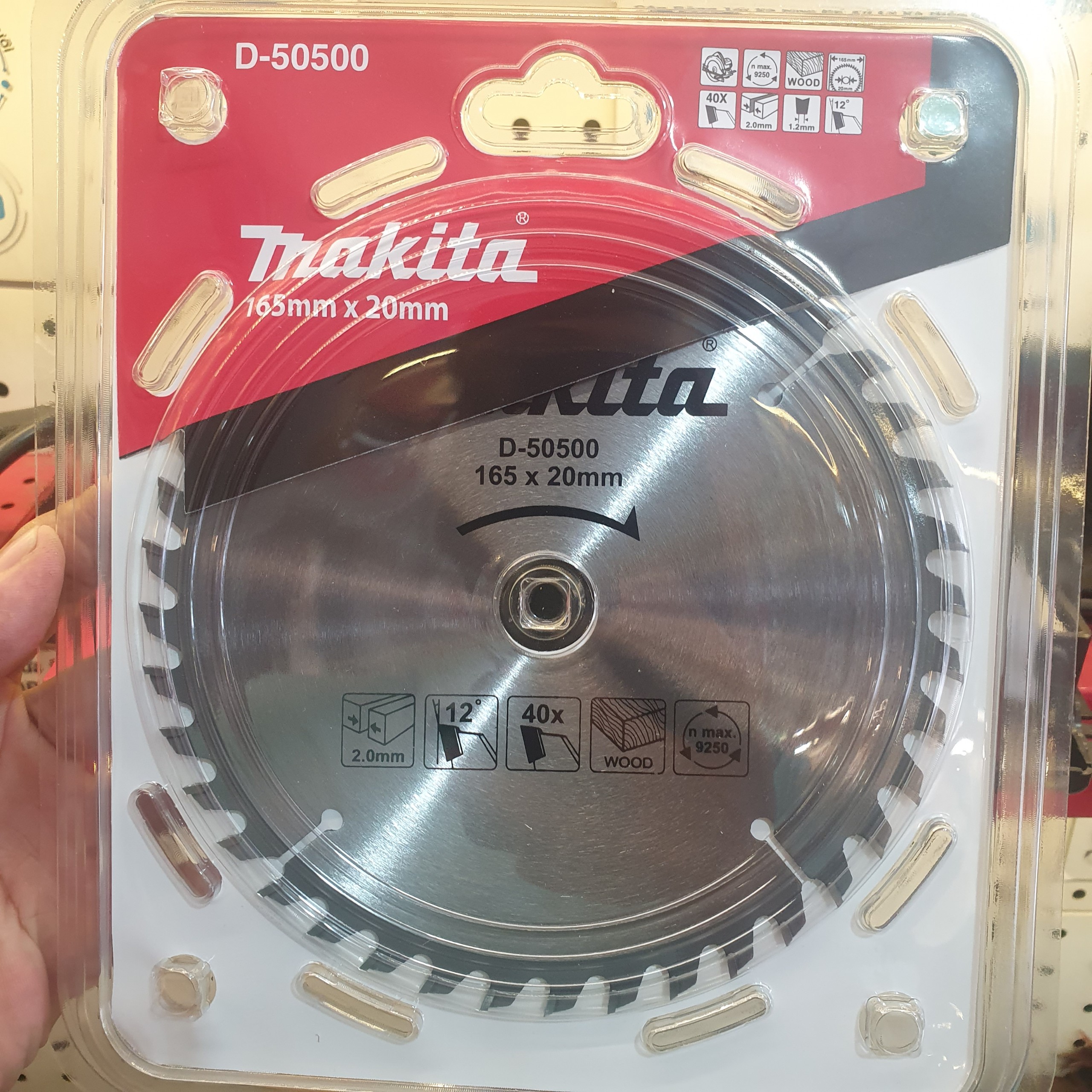 Lưỡi cưa đường kính 165mm makita d-50500