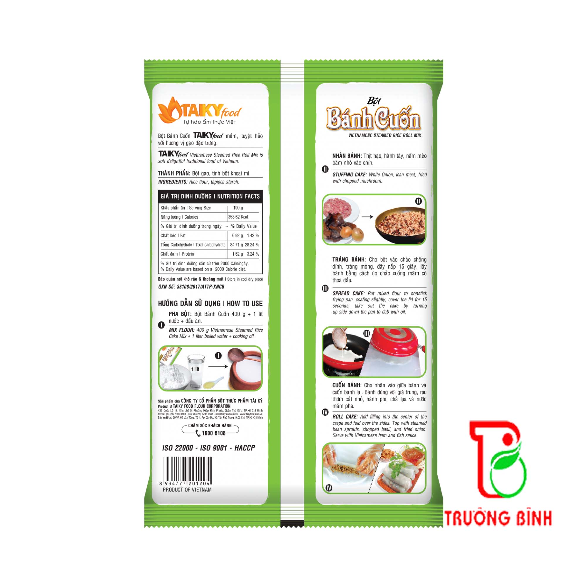 Bột bánh cuốn Tài Ký 400g