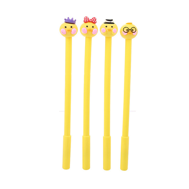 Set 4 bút bi nước vịt má hồng cute