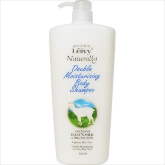Sữa tắm dê trắng da Leivy Naturally 1150ml