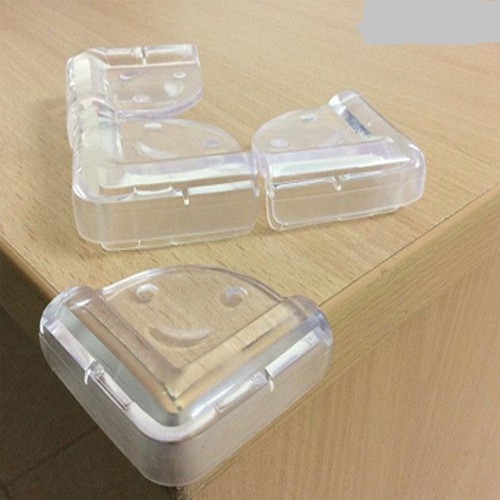 SET 4 NÚT BỊT GÓC BÀN KÈM KEO DÁN TIỆN ÍCH