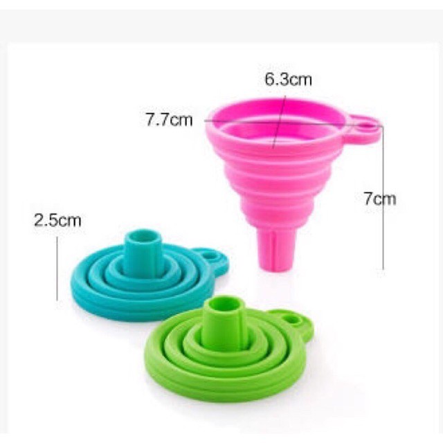 Phễu Sillicon Gấp Gọn tiện lợi