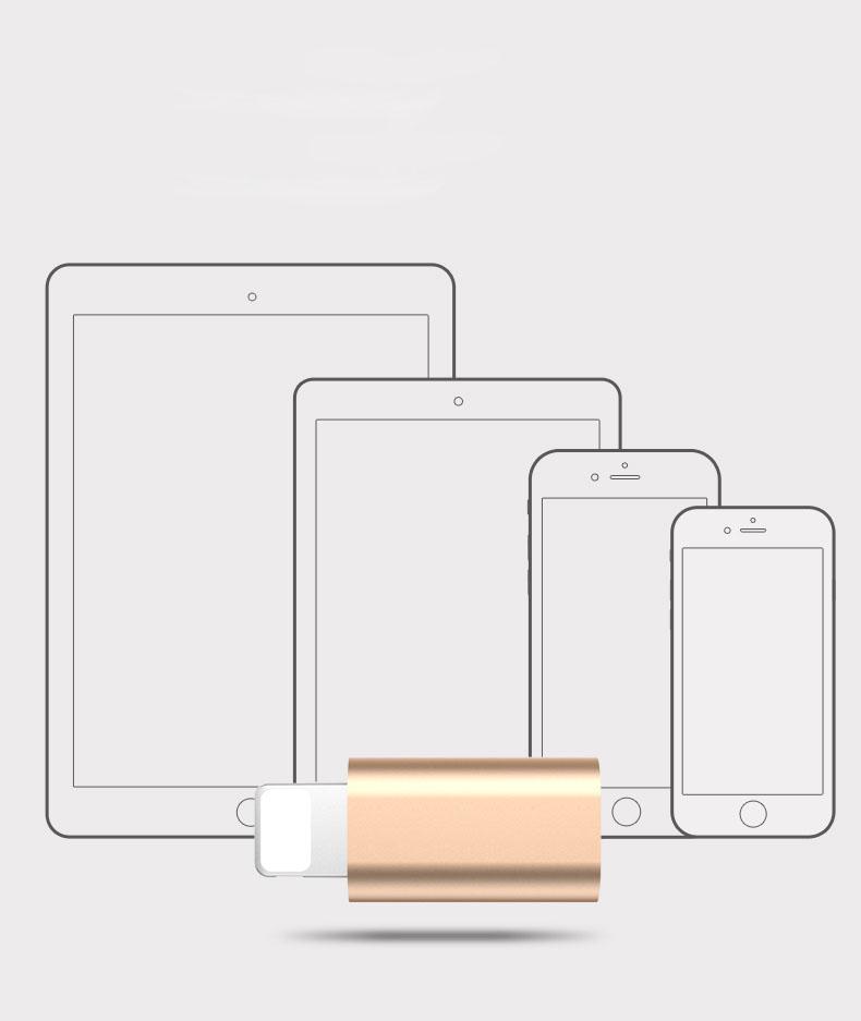 Đầu chuyển đổi chân Micro USB  sang Lightning (Iphone Ipad)