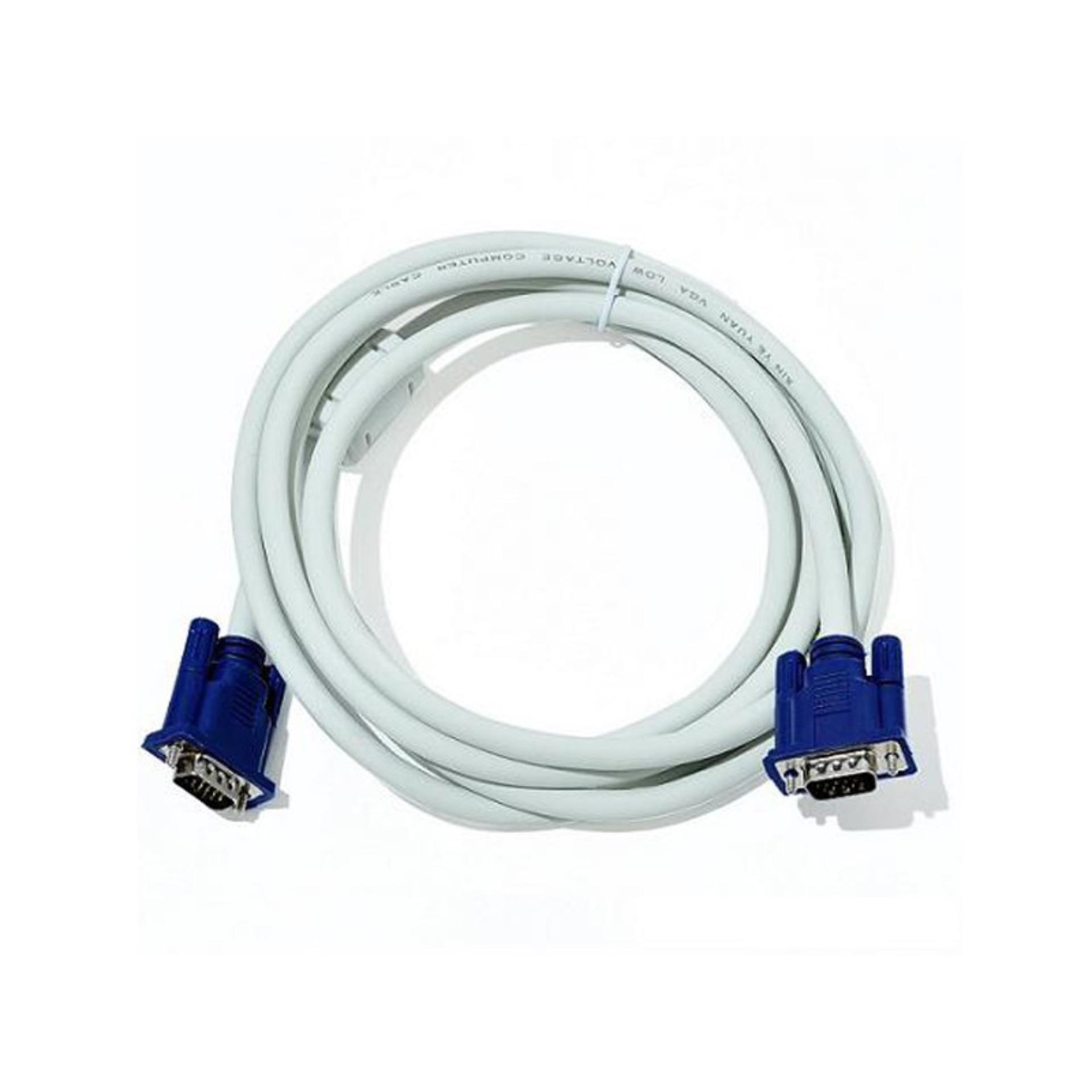 Dây cáp 2 đầu VGA chống nhiễu 3m (Trắng)
