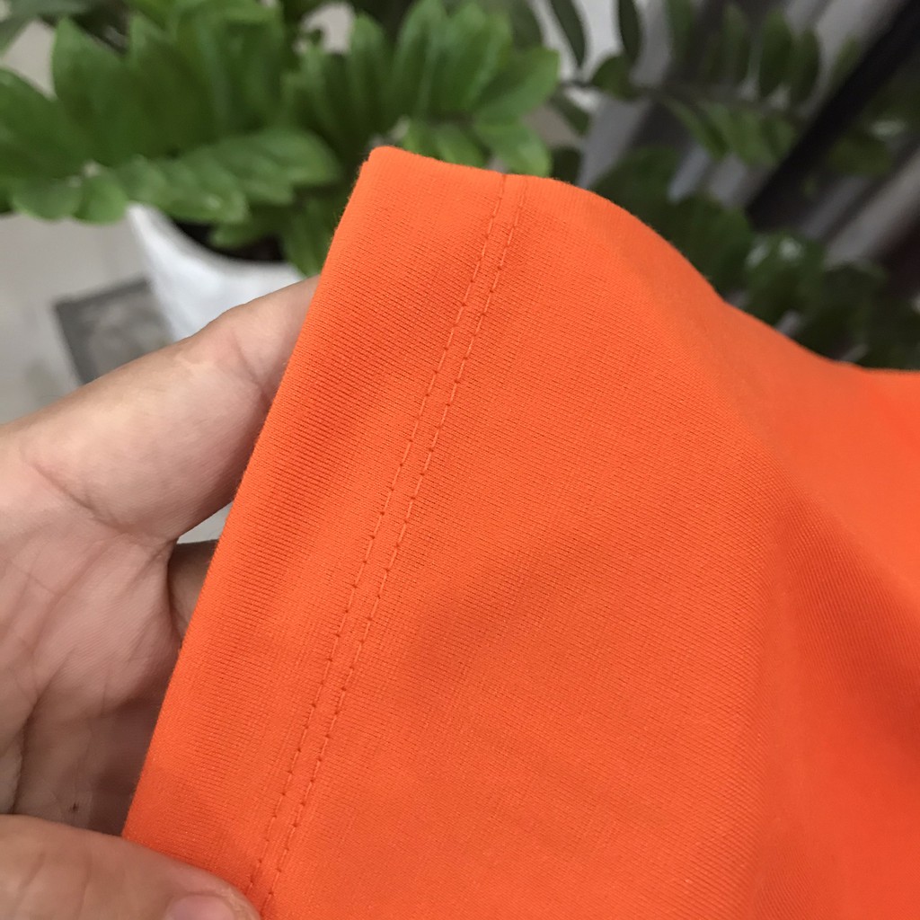 Áo Thun Cam Đậm Thoitrang24h Đủ Size Ảnh Thật Cho Nam và Nữ