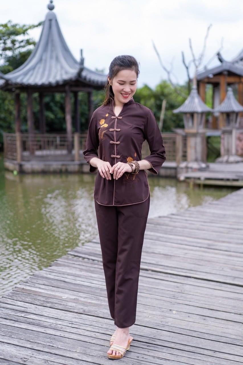 đồ lam di chùa - mẫu sẩm tàu truyền thống ( vãi kate )