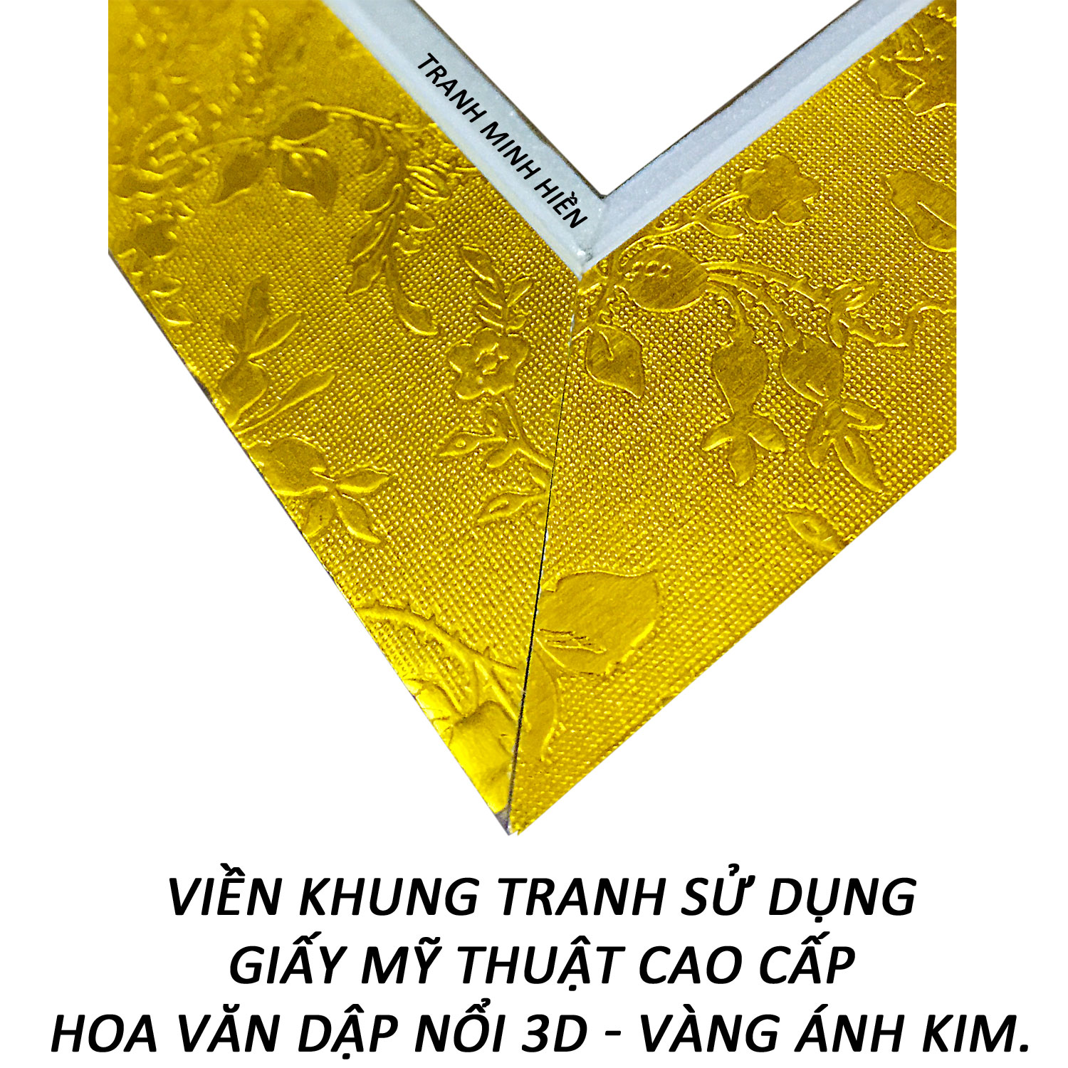 Trang Trí Tường - Tranh Phúc Lộc Thọ 06 - Tranh Minh Hiền (Khung gỗ - KT 30 x 30cm)