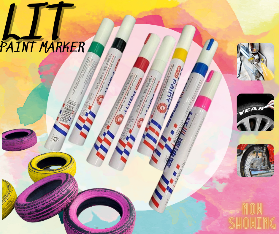 Bút chấm sơn ốc, bút sơn vỏ xe nhiều màu