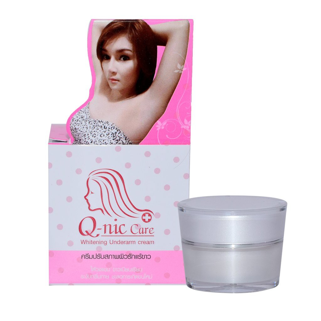 [HOT] Kem trị thâm nách Q-nic Care Whitening 8g Thái Lan làm giảm mồ hôi cũng như giúp mềm mại da và làm trắng, nâng tone da (tặng mặt nạ cao câp khi mua 2 sp)/lam