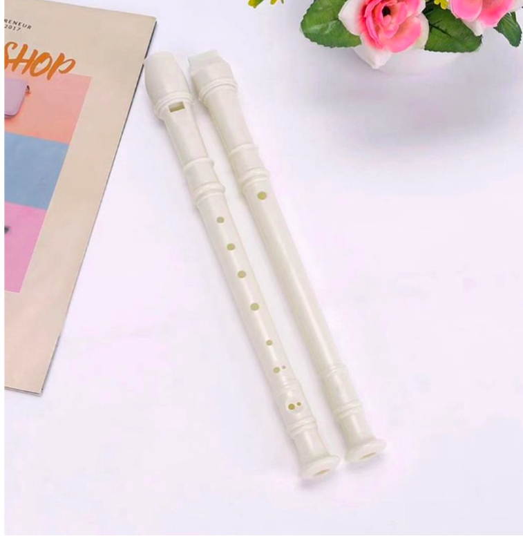 Sáo nhựa Recorder cho học sinh tập thổi (Có Túi +Que Vệ Sinh)