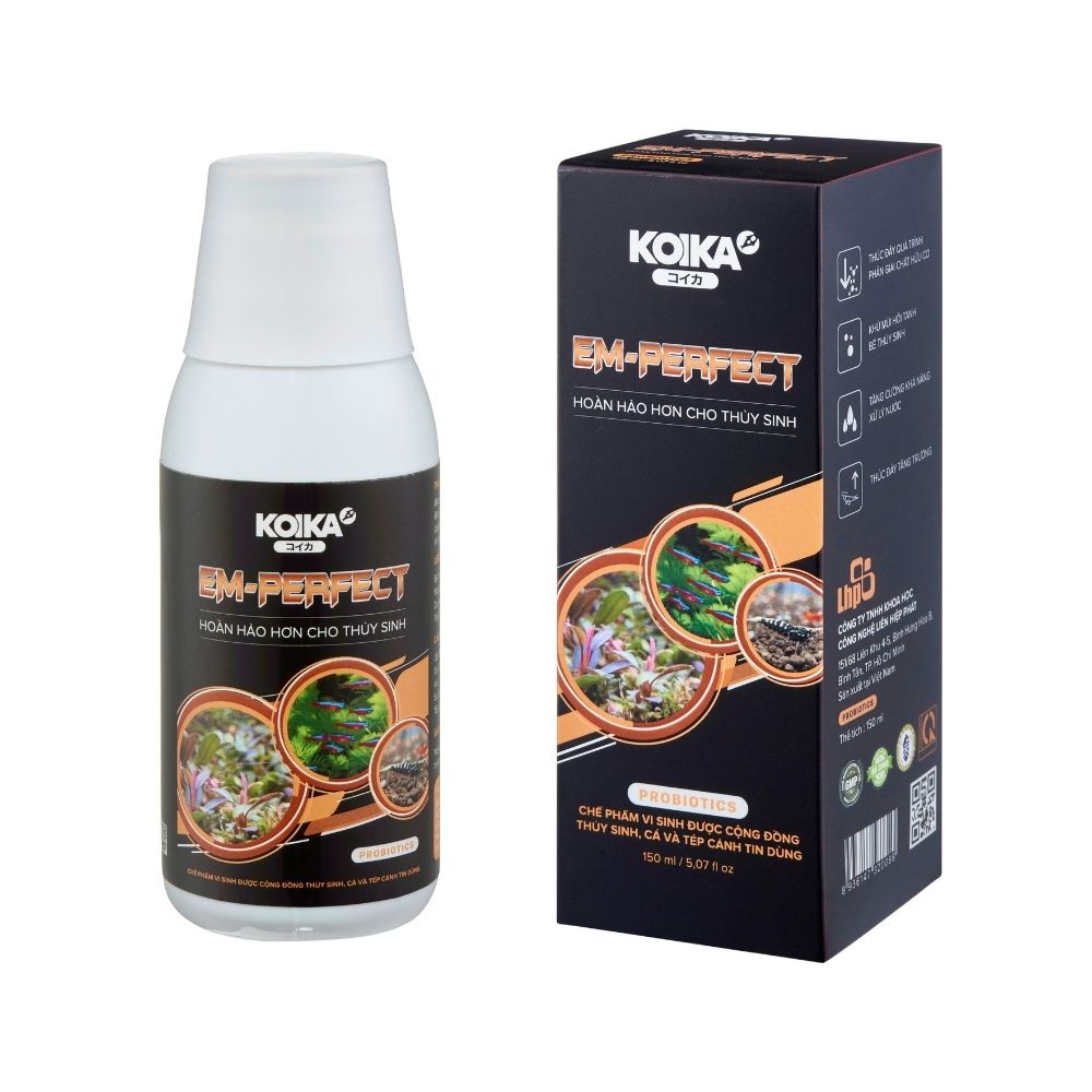Vi Sinh Koika EM-PERFECT 150ml (Chuyên Dùng Cho Thủy Sinh)