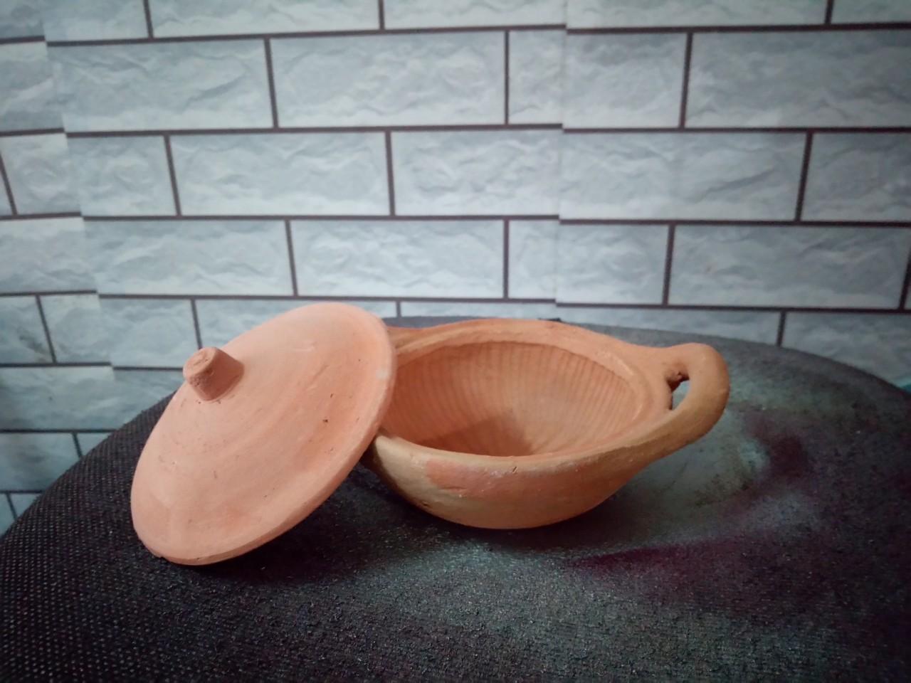 Nồi đất biên hoà không trán men 13 cm