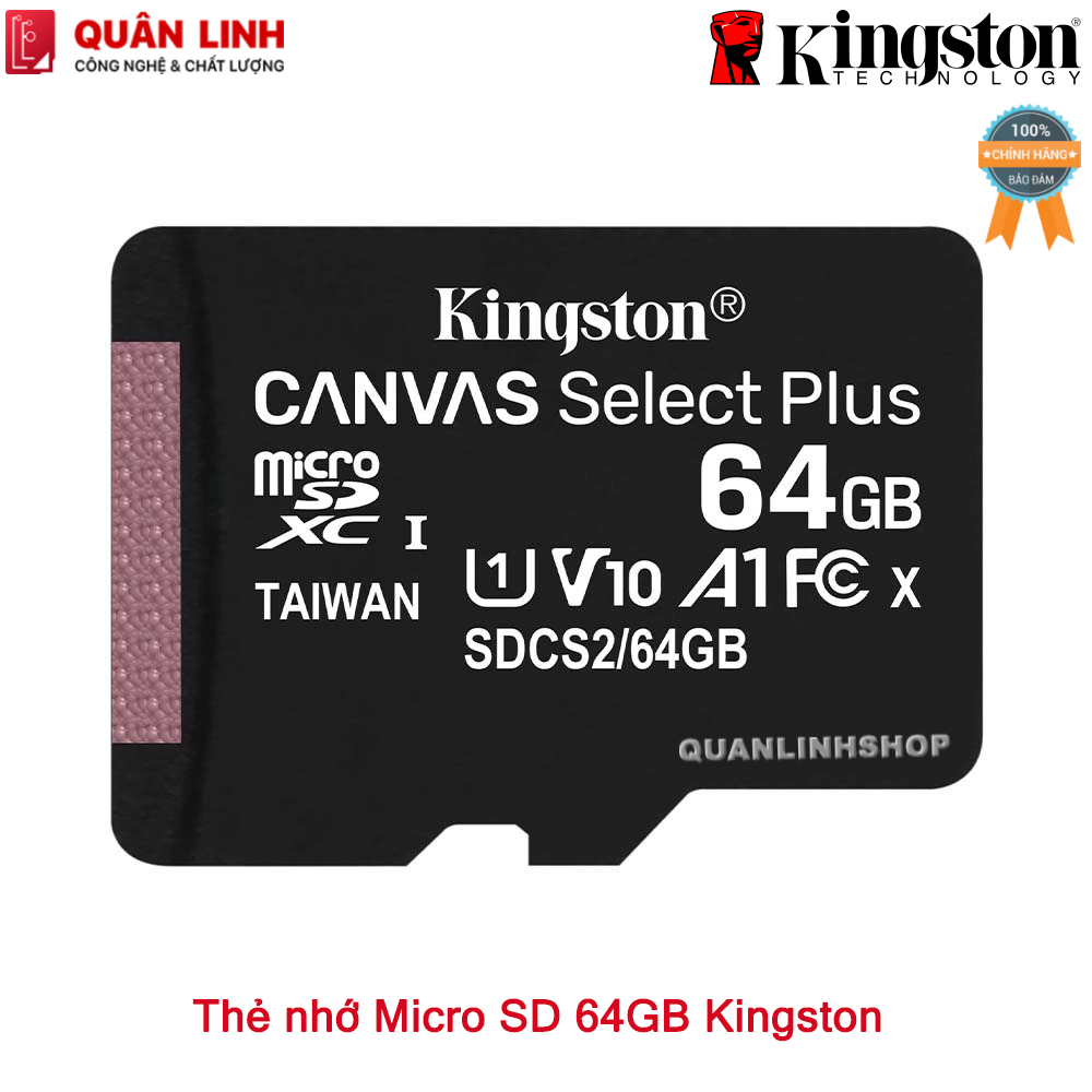 Thẻ nhớ Micro SD Kingston dung lượng 32GB - 128G