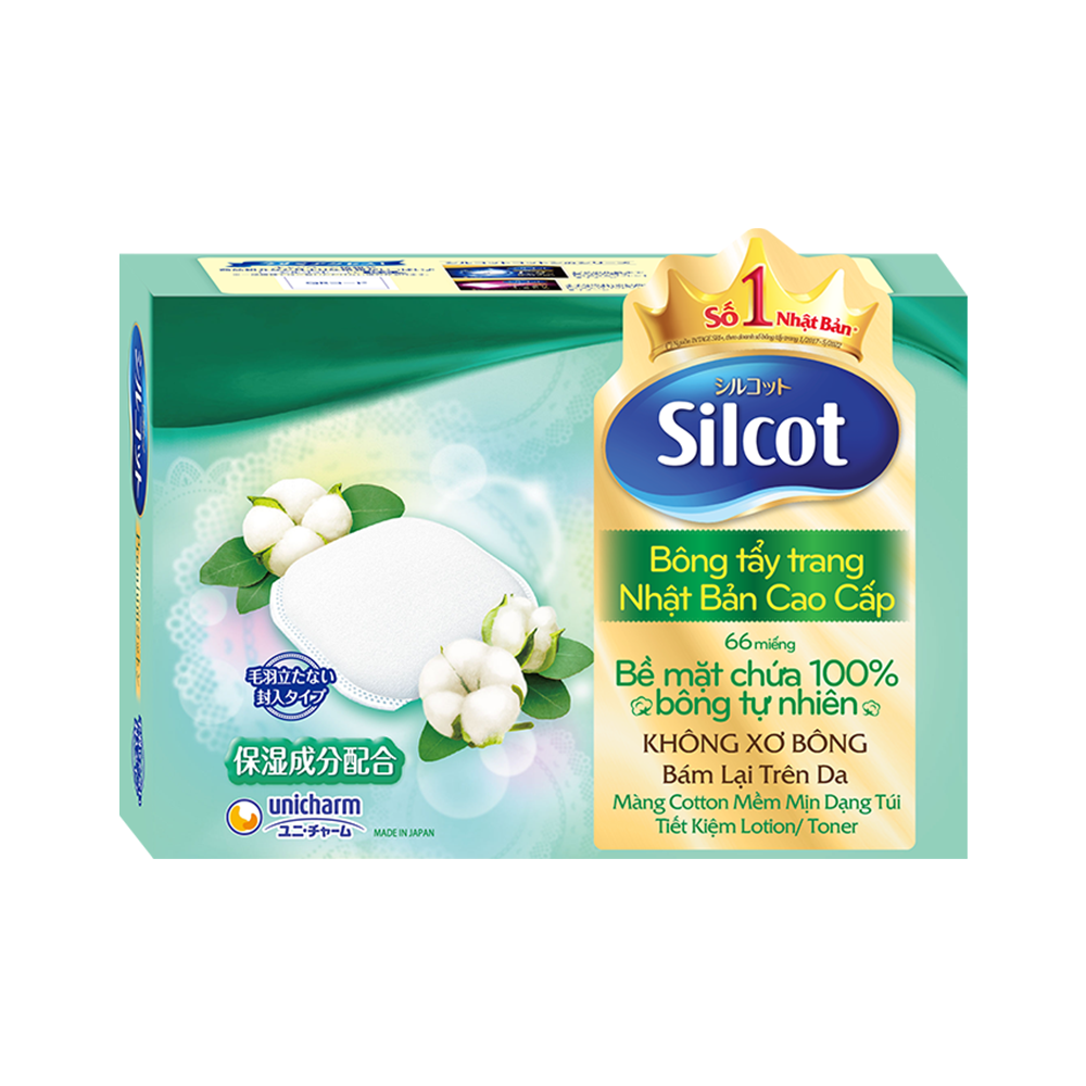 GIFT - Combo 2 Bông trang điểm Silcot 66 miếng