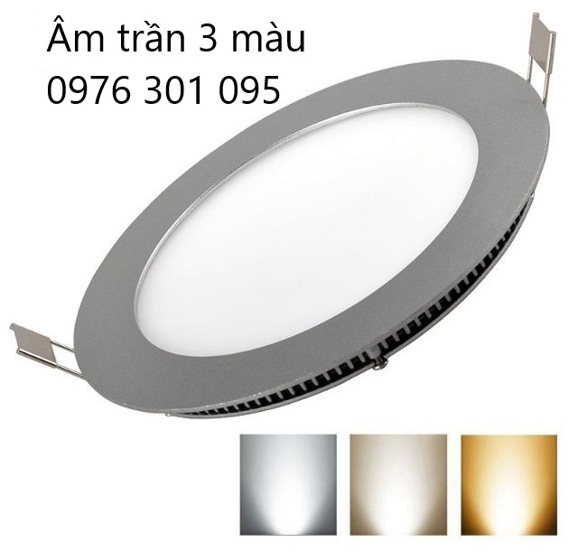Đèn Led Âm Trần 3 Màu 9w