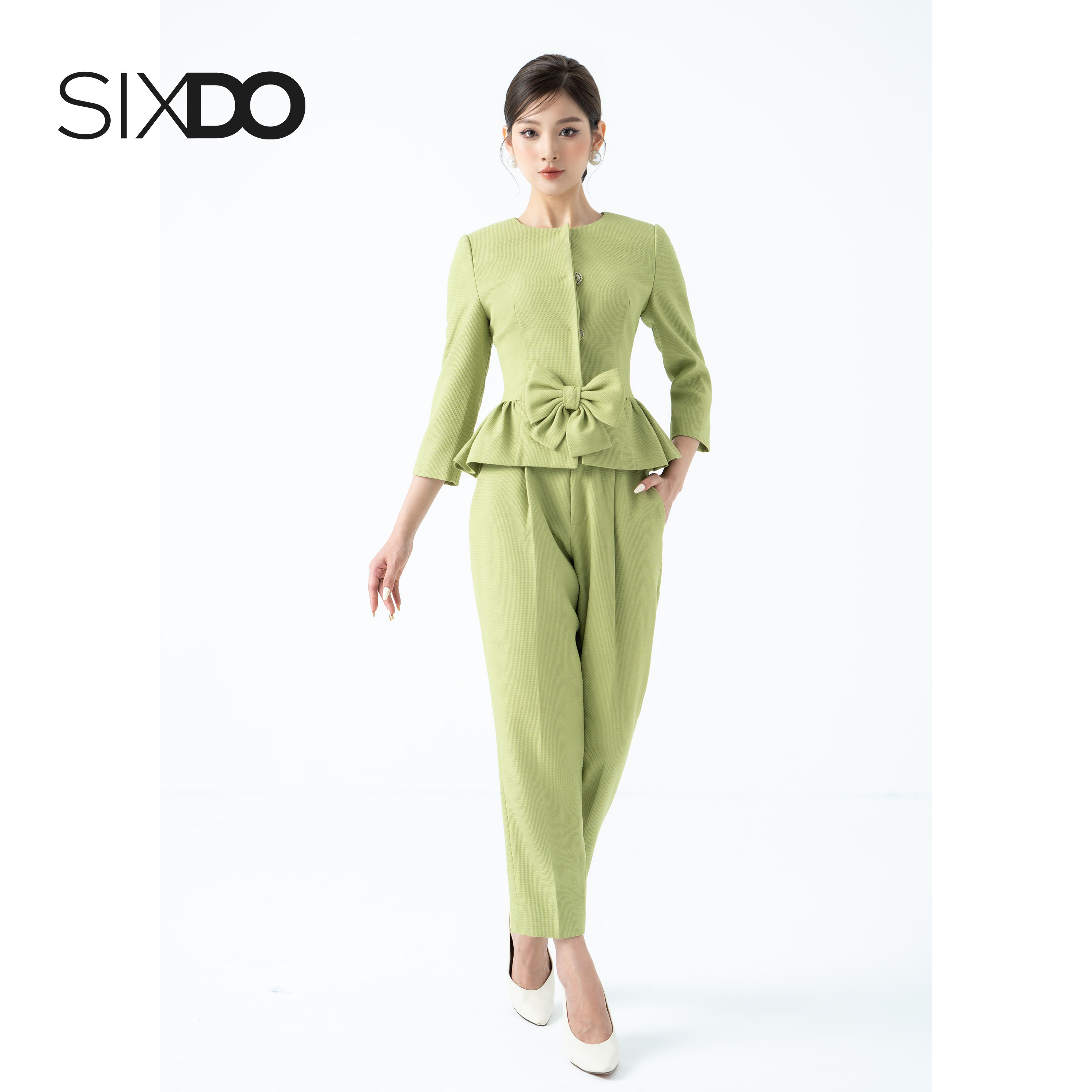 Quần âu nữ túi hai bên SIXDO (Raw Pants)