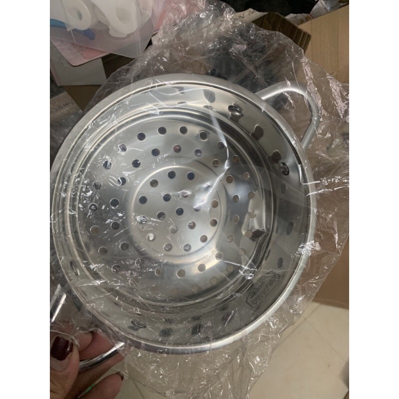 Xửng hấp inox size 16 cm, vỉ hấp inox size 16 cm