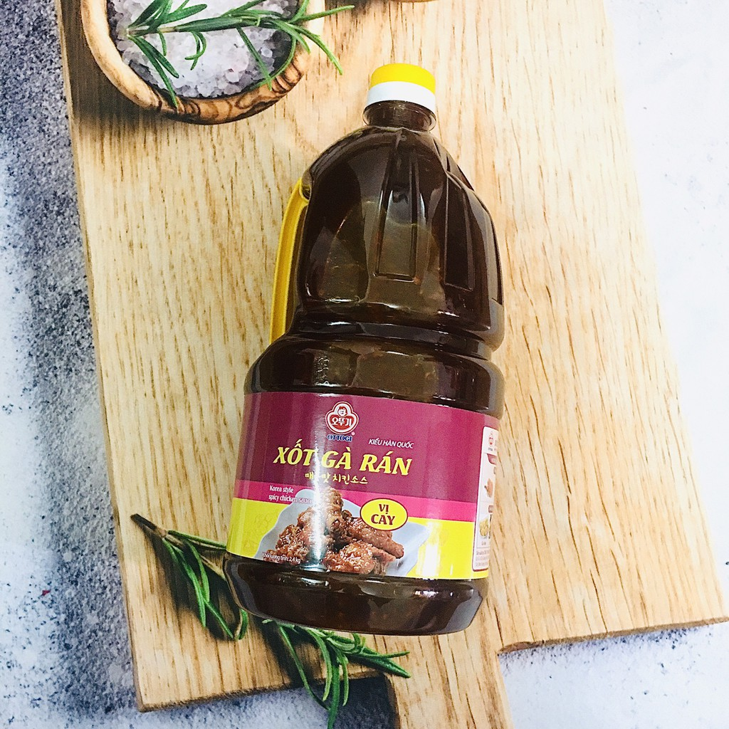 [FREESHIP️] - Sốt Gà Rán Ottogi Chai 2.4KG - Vị Cay