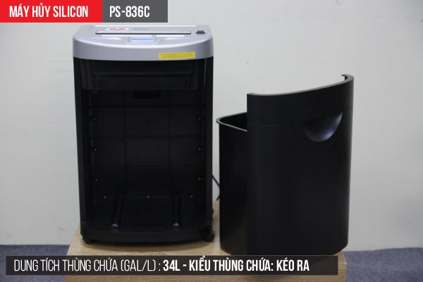 [HCM][Trả góp 0%]Máy hủy công nghiệp Silicon PS-836C