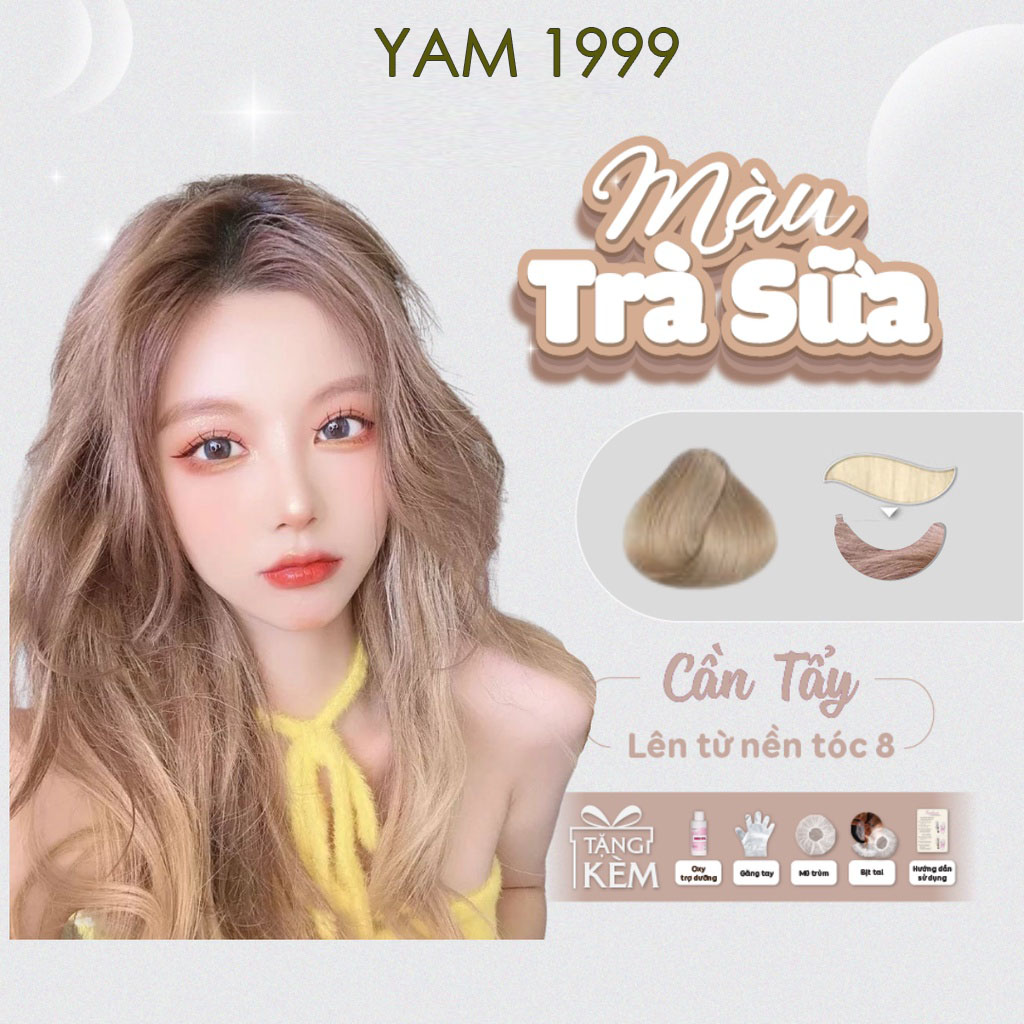 Màu tóc nhuộm đáng yêu dành riêng cho những nàng mê trà sữa