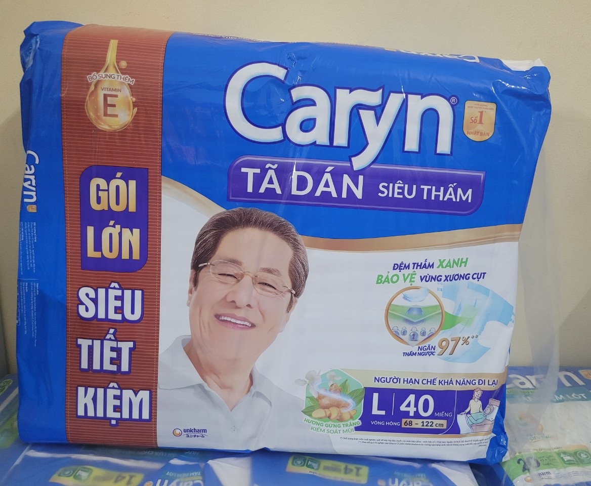 Tã dán người lớn Caryn M40/L40/XL20