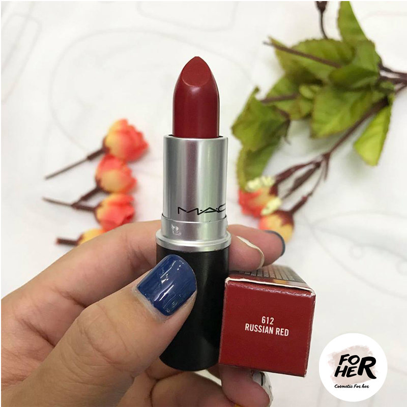 Son MAC Matte Màu 612 Russian Red - Màu Đỏ Cổ Điển