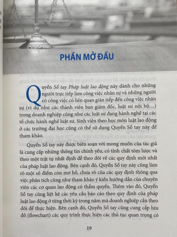 [Nhập RS0822 giảm 30k cho đơn 99k]Sổ Tay Pháp Luật Lao Động