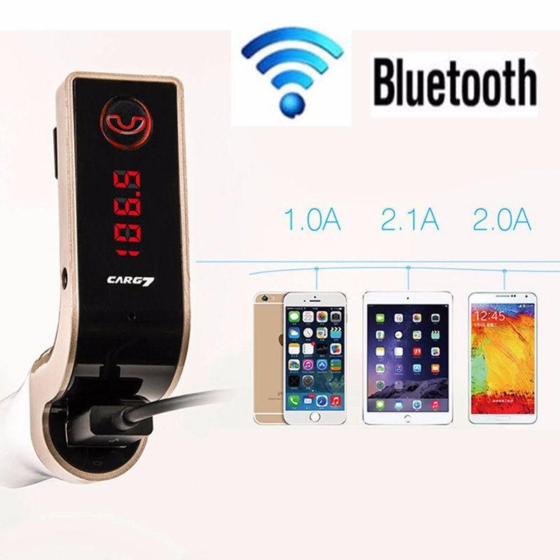 [HCM]Tẩu sạc xe hơi bluetooth đa chức năng cao cấp CarG7