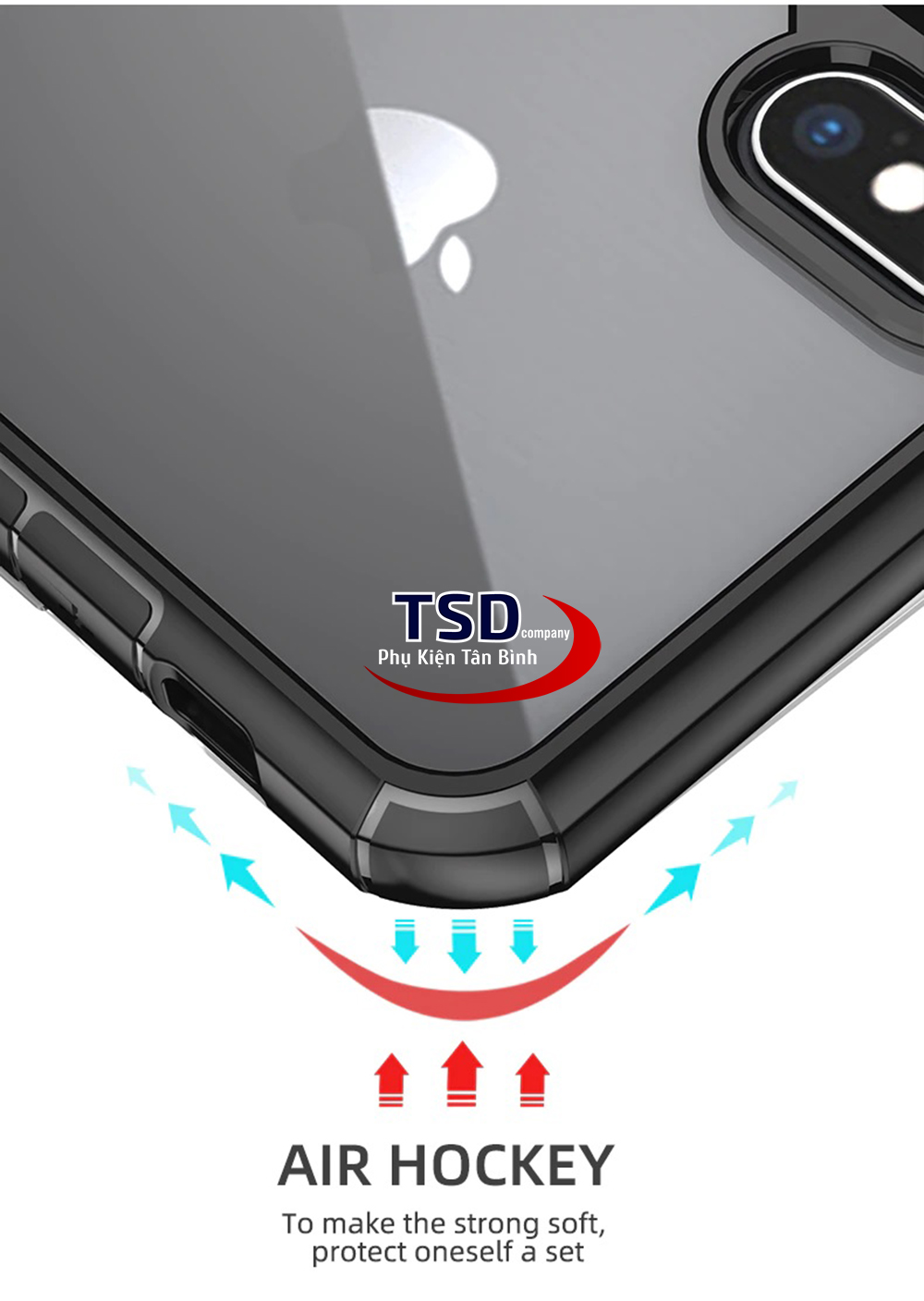 Ốp Lưng iPhone X, XS, XR, XS MAX Chống Sốc Chống Va Đập Hãng iPaky