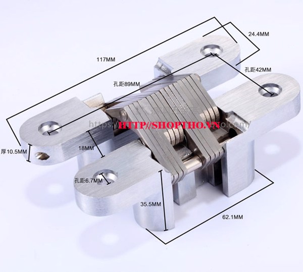 Bản Lề Chữ Thập Cỡ Lớn ( cỡ 4 và cỡ 5)