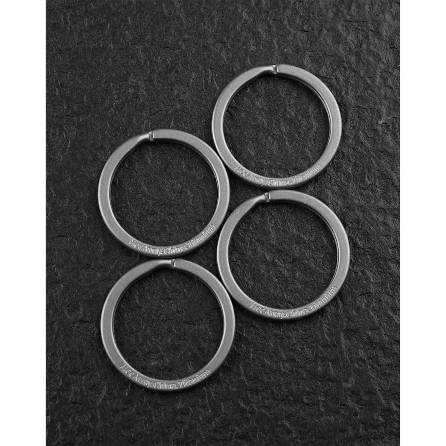 Bộ 4 ring móc khóa titanium MecArmy CH4