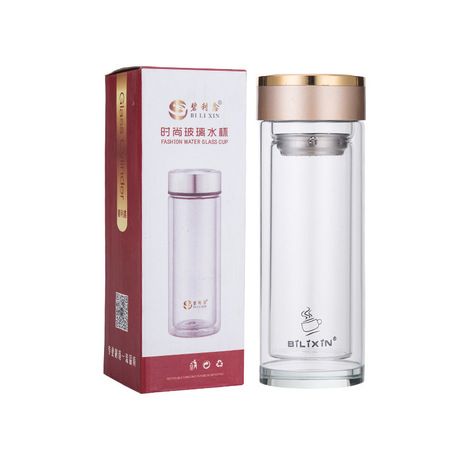 Combo 2 Bình giữ nhiệt thủy tinh 2 lớp