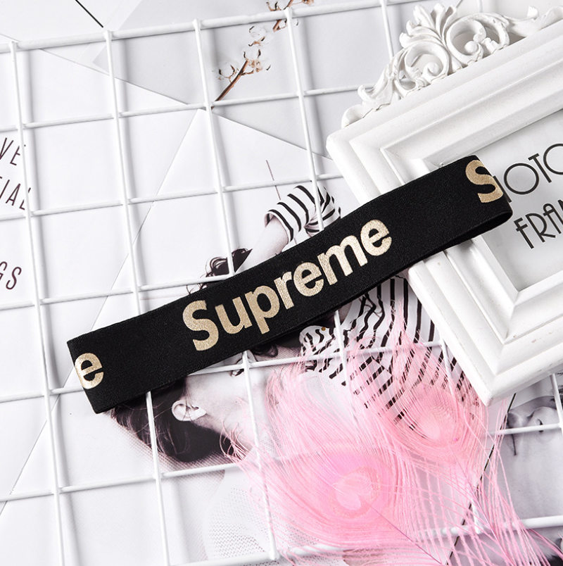 Băng đô thể thao tập gym supreme chọn mầu(TB37)