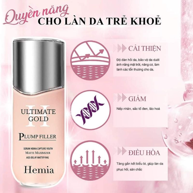 [HÀNG CHÍNH HÃNG] Serum Luxury Hemia Hàn Quốc - Cấp ẩm, dưỡng trắng căng bóng, se khít lỗ chân lông, làm đều màu da, chống lão hóa da