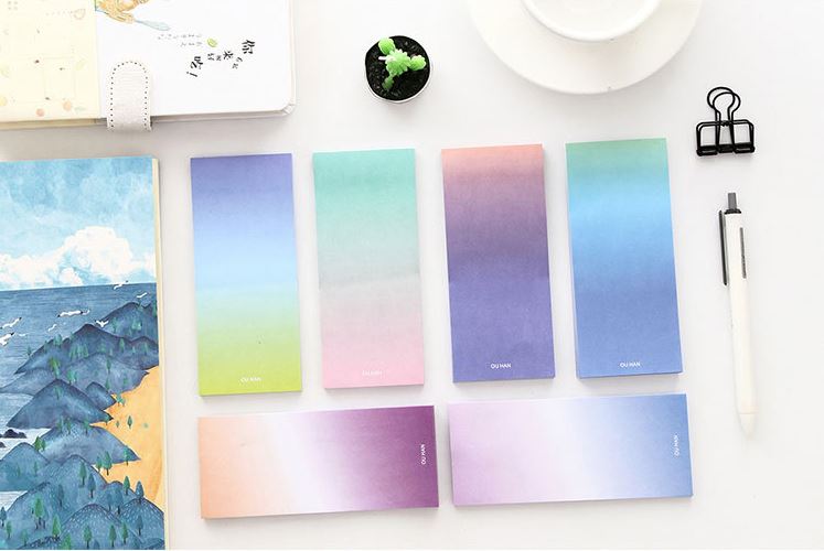 Giấy Ghi Chú Note Màu Pastel Nhiều Màu