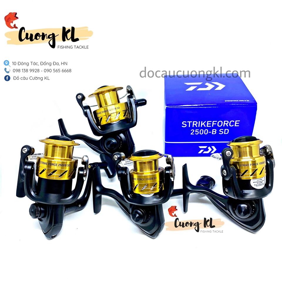 Máy câu cá Daiwa Strikeforce phiên bản mới 2020