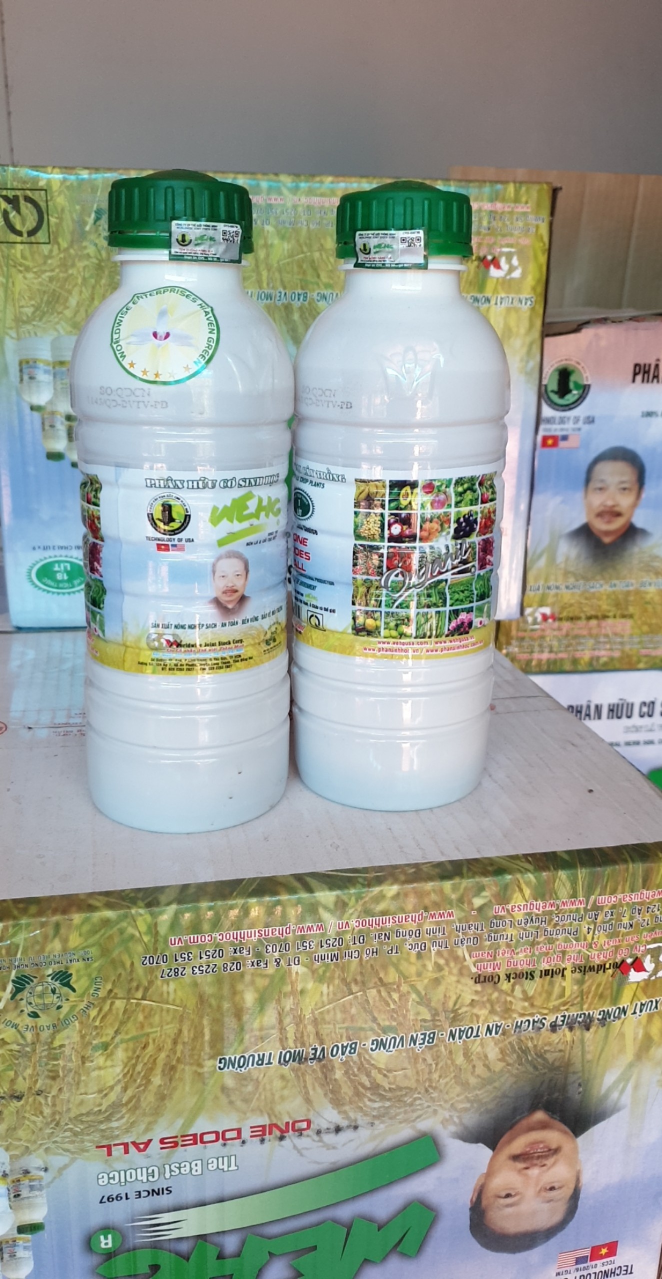 Phân hữu cơ sinh học WEHG - loại 1 lít