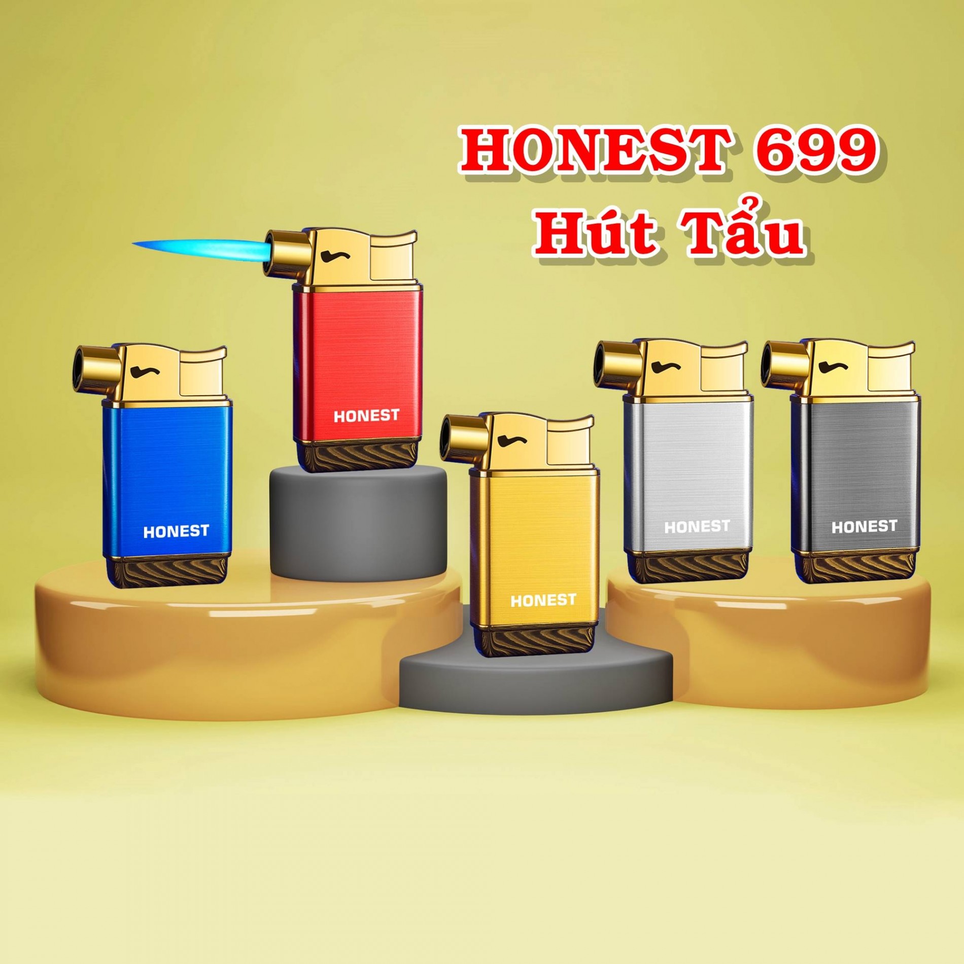 BẬT LỬA KHÈ - HONEST 699 - HÚT TẨU - (XÀI GAS)