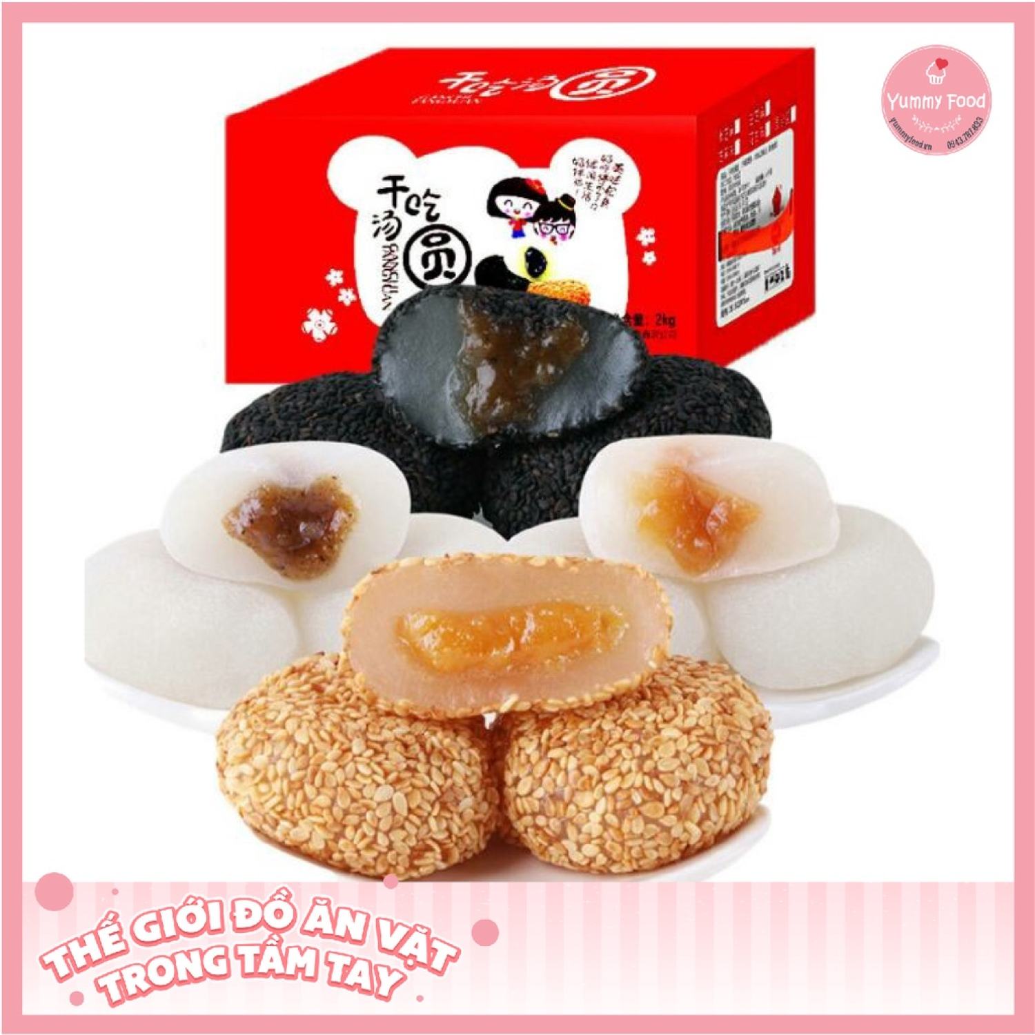 Bánh Mochi Đài Loan Thùng 2kg