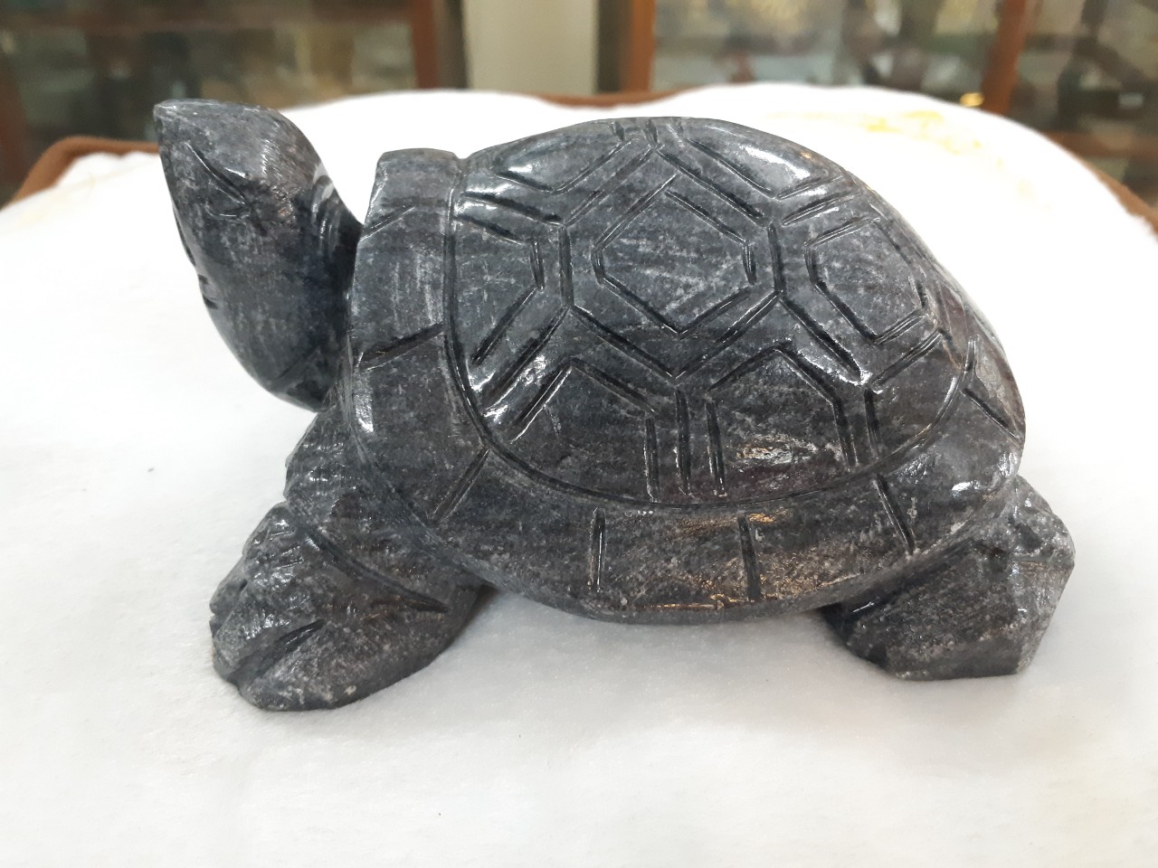 Rùa đá phong thủy dài 16cm cao 7cm