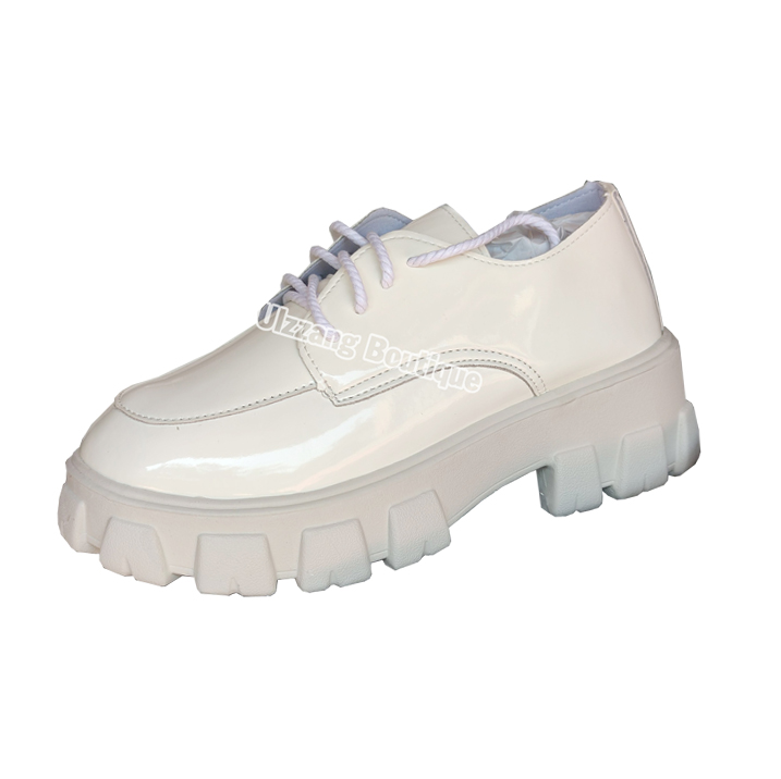 Giày Oxford nữ ulzzang đế cao mũi tròn đế 5cm