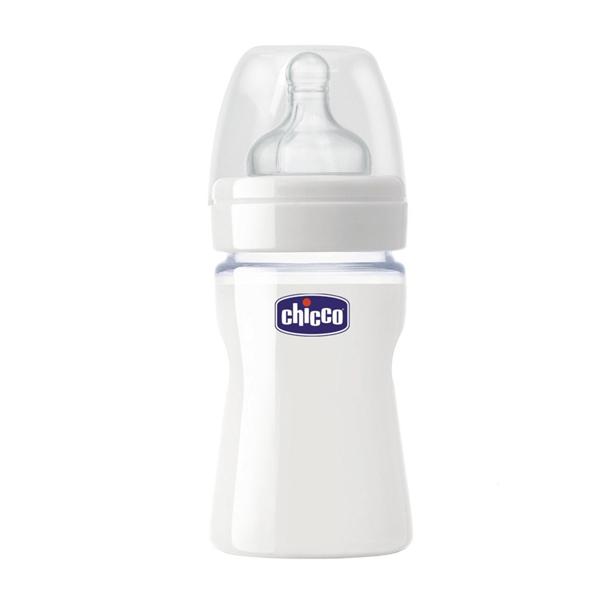 Bộ 2 bình nhựa Chicco núm silicon