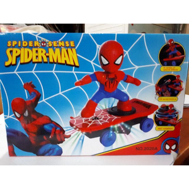Đồ Chơi Người Nhện Spiderman Di Chuyển Có Đèn.