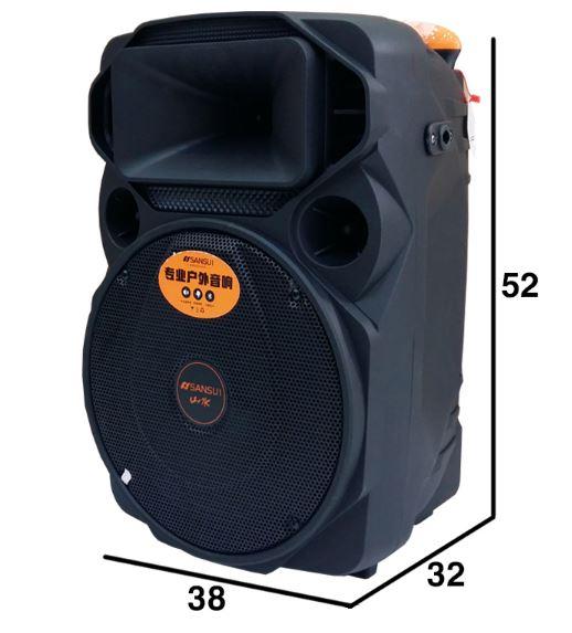 Loa kéo tay Bluetooth A12-66, Tặng 2 micro xin cao cấp