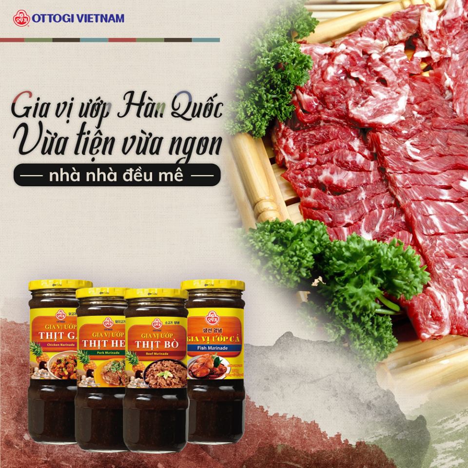 GIa vị ướp thịt Heo Bò Gà OTTOGI 240g