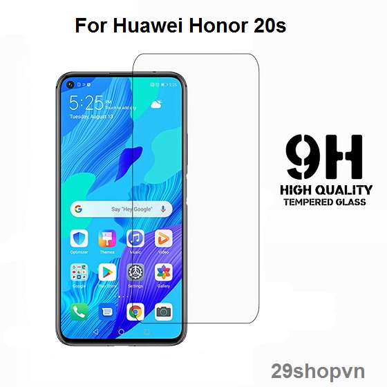 Kính cường lực Huawei Nova 5T/ Honor 20s (Trong suốt)